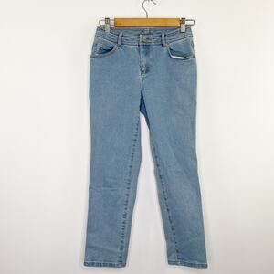 Icicle Light Wash Blue Cotton Blend Stretch Denim Skinny Jeans Women's Size 2